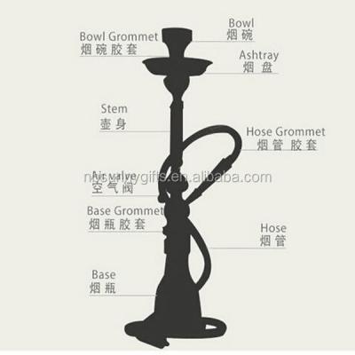 China Wholesale durable 2015 new products glass hookah, shisha hookah, hookahs on sale for sale