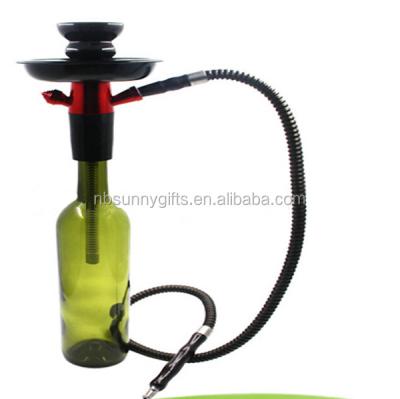 China Durable 2015 new design portable hookah /wine bottles hookah shisha with in stock for sale