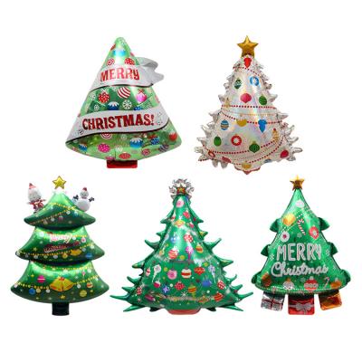 China Hot Sale Christmas Tree Santa Shape Foil Balloon For Christmas Party Decoration Professional Multifunctional Decoration Decoration for sale