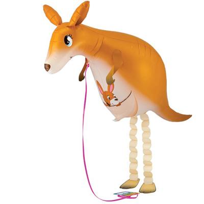 China promotional toy promotional toy kangaroo toy for kids foil balloon pet walking ball made in china for sale