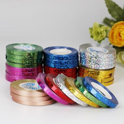 China Wholesale Ribbon Ribbon Balloons Roll Ribbon 10m Small Size Crimped Curling Ribbon Plastic Crimp Dose PP Balloon Metallic Curling Ribbons for sale