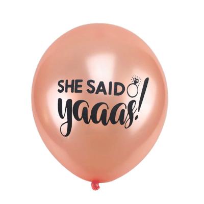 China Balloon custom giclee printable printable balloon printable she said yaaa balloons with logo for sale