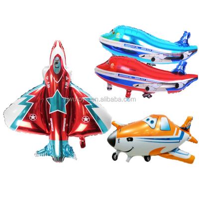 China Airplane Shape Balloon Party Decoration Cartoon Airplane Shape Flat Balloon for sale