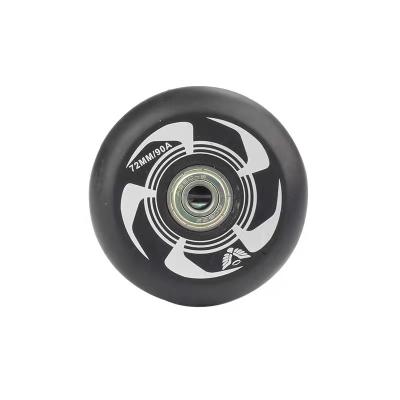 China Cart DLPO 100A Bounce Rubber Skateboard Wheel For Inline Skate Wheels for sale