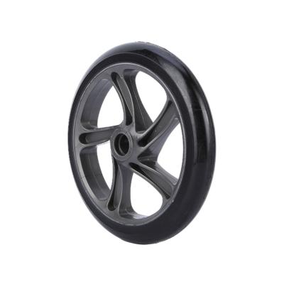 China Electric Scooters OEM Scooter Wheels Colorful PU Rubber Material Mobility Scooter Wheels 8 Inch With Bearings for sale