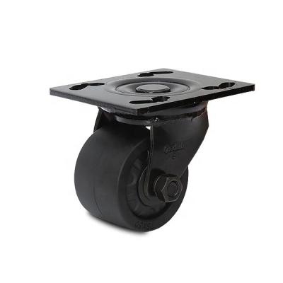 China swivel & Hot Selling 3 Inch DLPO Rigid Low Heavy Duty Center Gravity Swivel Black Mechanical Caster for sale