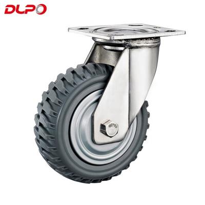 China Hotels DLPO Antioxidant And Corrosion Resistance 304 SS Off-Road Casters For Food Industries for sale