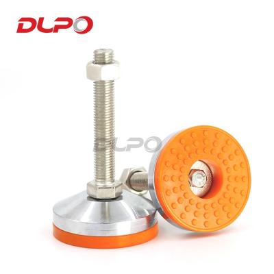 China DLPO China Factory Flat Free Wire Feet Cups Adjustable Diameter Chrome Plated Hinged Wire Leveling Foot for sale