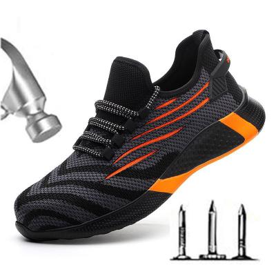 China Fashion Sports Lightweight Steel Toe Men Jogger Protective Work Shoes With Steel Toe Man Labor Insurance Safety Shoes for sale