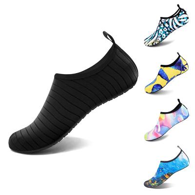 China Quick-drying Beach Water Shoe Summer Swimming Travel Fishing Black Aqua Yoga Socks Non Slip Swimming Beach Water Shoe for sale