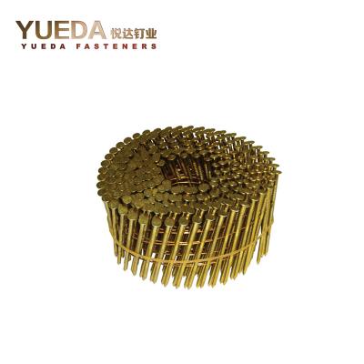 China Assembled Steel Wire Siding Nails Wire Coil Nails Coil Conical Nail Flat Top Sight Top for sale