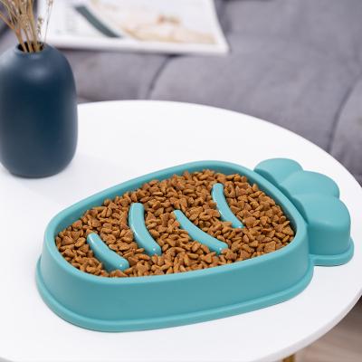 China Unique Sustainable Manufacture Custom Decoration Shape Dog Food Eating Bowl Ceramic Slow Feeder Cat Bowl for sale