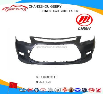 China plastic auto spare parts 620/x60/520/x50 front bumper lifan x50 auto spare parts AAB2803111 for sale