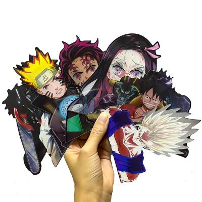 China Cartoon Sticker designs Wholesale 3D Motion Stickers Anime Spyxfamily DBZED Chainsaw Man Car 3D Flip Waterproof Decals Home Decor Gift for sale