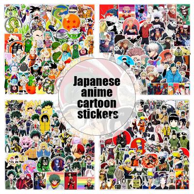 China Waterproof+Eco-friendly 50Pcs Wholesale Japan Cartoon Anime Stickers Set Pack For Skateboard Luggage Laptop Vinyl Decorative Anime Sticker for sale