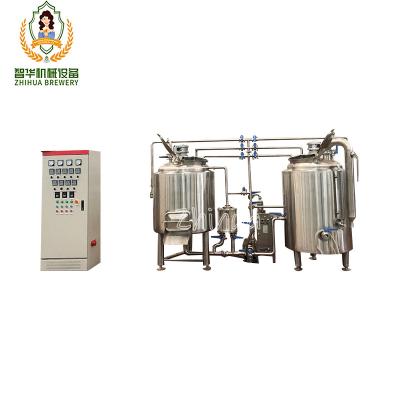 China Restaurants Fascinating Price Industrial 20BBL 3 VESSEL Brewhouse System Micro Brewing Equipment for sale