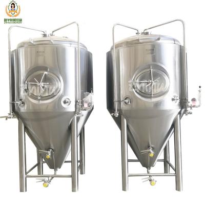 China Restaurants Technology Production Micro Industrial Beer Brewing Systems Equipment 2bbl Fermentation Tank for sale