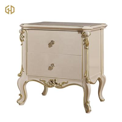 China High Quality Hot Sale Antique Nightstand Bedroom Solid Wood Bedside Cabinet for sale