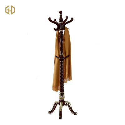 China Antique Strong Stable Soild Wooden Stable Hat Rack / Coat Hanging Clothes Hat Rack for sale