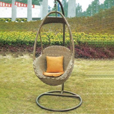 China Eco-Friendly\UV Resistant\Water Proof\Best Weather Resistant Rattan Simple Hanging Chair Wicker Furniture Patio Swings for sale