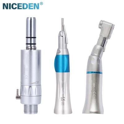 China Autoclavable Handpiece Dental Low Speed ​​Handpiece Air Turbine Straight vs Angle Air Motor 2Holes 4Holes for sale