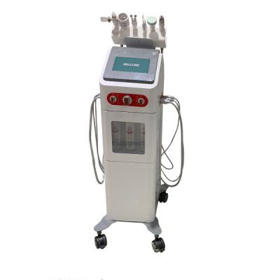 China Multifunctional Exfoliators 6 in 1 Water Dermabrasion Oxygen H2O2 Facial Jet Skin Beauty Facial Cleansing Machine for sale