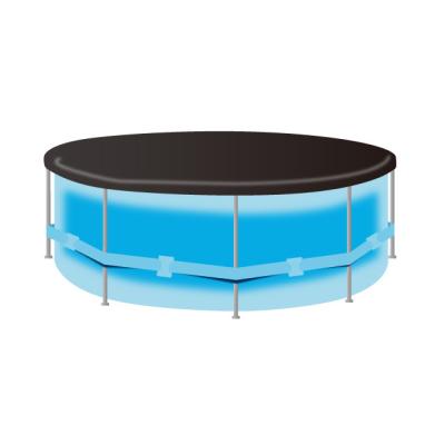 China PE 100g/m² ² POOL COVER for ROUND pool 244cm for sale