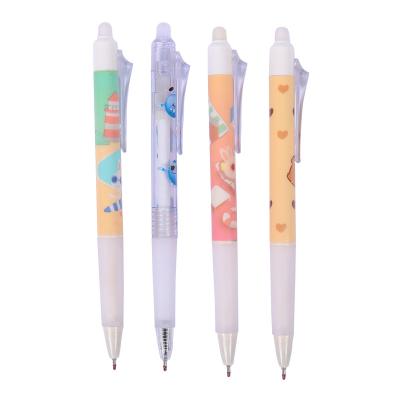 China Normal bulk printing erasable gel pens for sale