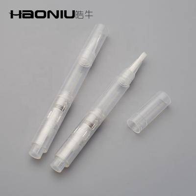 China Twist Design 2.8ml Click Plastic Empty Cosmetic Pen With Logo For Dispenser for sale