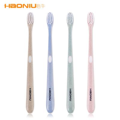 China Home Eco-Friendly 406 Small Head Wheat Straw Toothbrush for sale