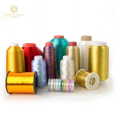 China High Tenacity Customized Sparkle Brand M/MS/MH/MX Lurex Yarn High Quality Sparkle Dongyang Manufacturer Thread Thread Metallic for sale