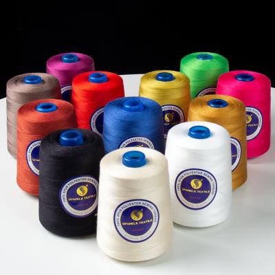 China High Tenacity Factory Wholesale Customized 1000 Colors 8000 Yards 100% Polyester Sewing Thread For Sewing Machine Thread for sale