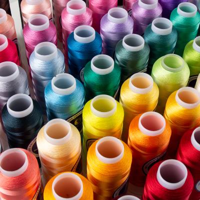 China Viable high quality 120D/2 rayon embroidery thread 100% silk hilo embroidery thread 3500Y hilo embroidery thread for sale