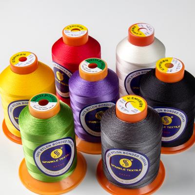 China High Tenacity Factory Supply N66 Nylon Bonded Sewing Thread 210D 250D 280D 420D 630D 840D High Tensile Thread High Quality Sewing Thread for sale