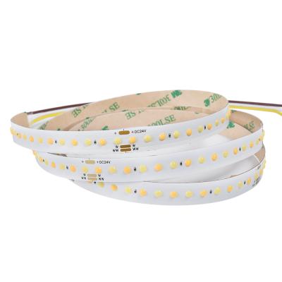 China Residential Flexible High Lumen 160LED/M DOT COB LED Flexible White Strip Light Warm White Cool CCT for sale