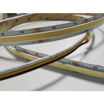 China High Density LANDSCAPE LED 24V 1108leds 12mm IP20 Adjust Cool White Warm White Dotless Flexible COB LE TDC LED Strip for sale