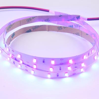 China Hotel DC 12V/24V SMD 2835 UVA 60LEDS/M 395nm-400nm LED Strip Light 50mm for sale