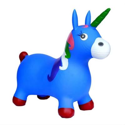 China Toy Kids Entertainment Indoor And Inflatable Toy Horse With Unicorn And Outdoor Can Bounce for sale