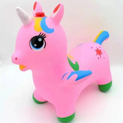 China PVC Toy Horse For Kid inflatable from Toy Wholesale Inflatable Unicorn playing at home and outside. for sale