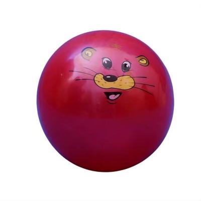 China Inflatable Toy Inflatable Colorful PVC Material Label Balls With Different Patterns On It for sale