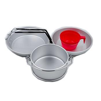 China China manufacturer camping cookware viable mess kit with big hiker for sale