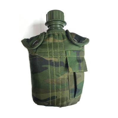 China Army factory price camouflage style plastic military friend water bottle canteen for outdoor for sale