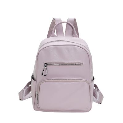 China Waterproof Burglar Proof One Shoulder And Two Shoulder Women Bag Multifunctional Soft Leather Fashion Backpack New for sale