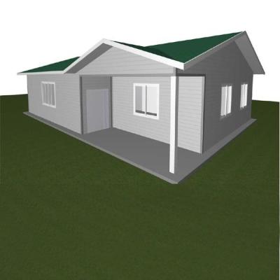 China Steel Frame Sandwich Panel Prefab Mobile Homes Villa With PU Sandwich Panel for sale