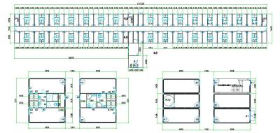 China Professional Durable 20ft Container Camp​ For Living , Modern Modular Prefab Home for sale