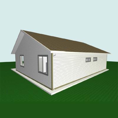 China Economic 5 / 3 Bedroom Modular Homes Light Steel Frame Structure Building for sale