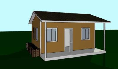 China Prefab Light Steel Frame Houses for sale