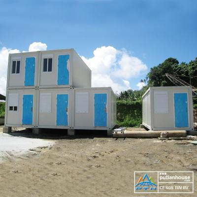 China Flat Pack Prefabricated Container Houses WIth High Construction Efficiency for sale