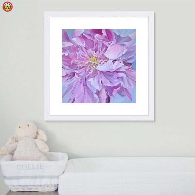 China Modern Painting DIY Flowers Restaurant Decoration Wall Art Blossom Painting By Numbers for sale