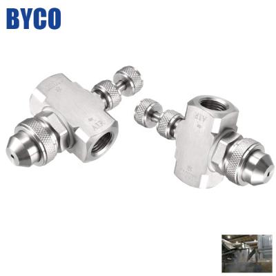 China BYCO Dust Collection Industrially Used Fixed Air Pressure Spray Nozzle for sale